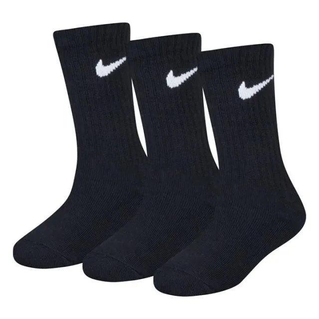 Nike Basic Crew 3Pk Sock Infants - Black