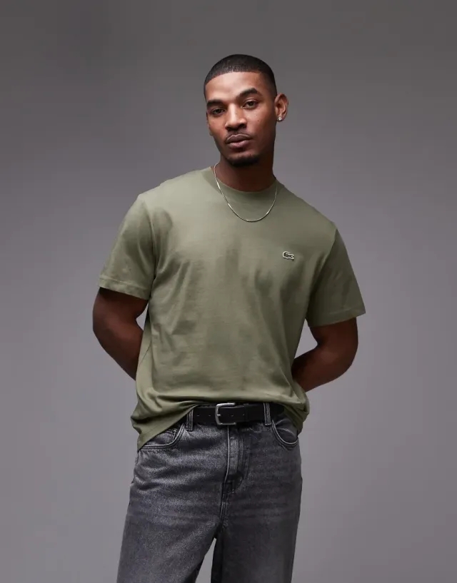 Lacoste Cotton T-shirt - Khaki Green