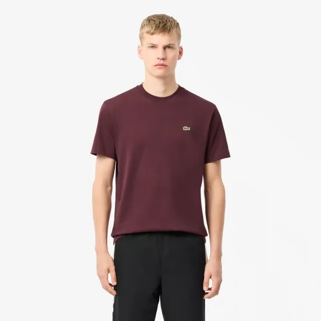 Lacoste Cotton T-shirt - Bordeaux