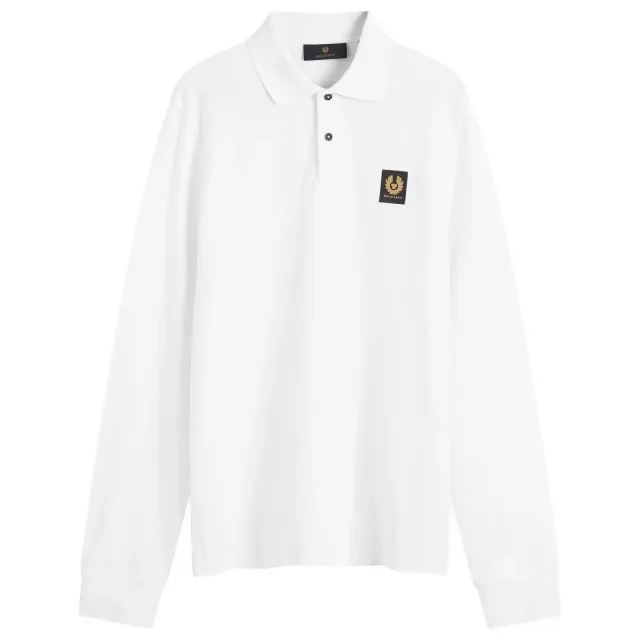 Belstaff Men's Belstaff Men's Long Sleeved Polo White
