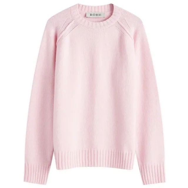 Asics Róhe Women's Wool Cashmere Sweater Soft Pink