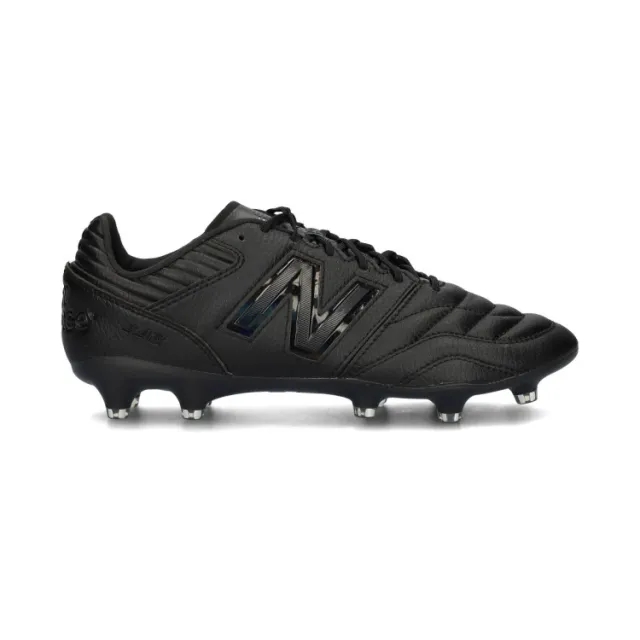 New Balance Unisex 442 PRO FG V2 in Black Microfiber