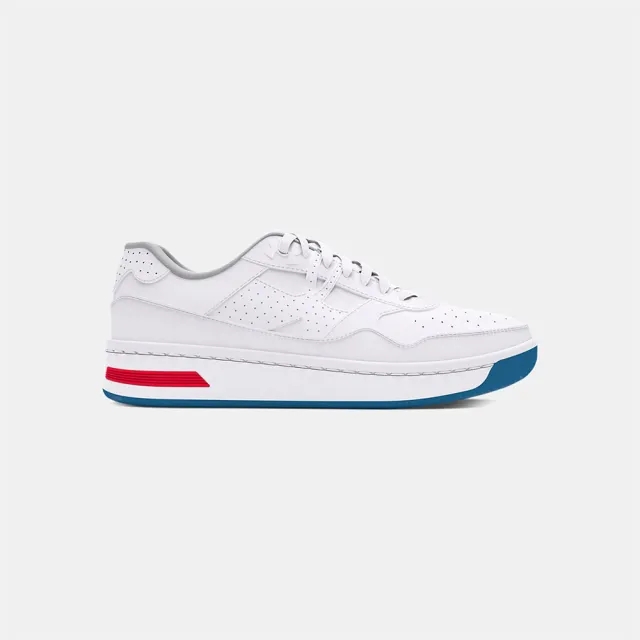 Women's  Under Armour  Court 96 Shoes White / White / White 5