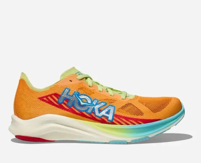 Hoka One One HOKA Cielo Road Race Shoes in Solar Flare/Celery Juice