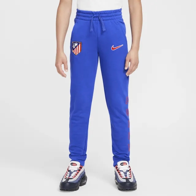 Atlético Madrid Club Home Older Kids' (Boys') Nike Football French Terry Jogger - Blue - Cotton/Polyester