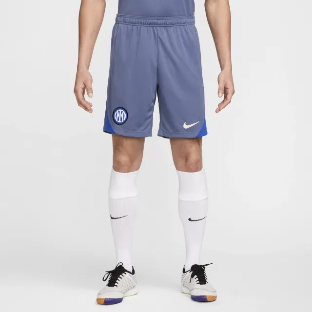 Inter Milan Strike Men's Nike Dri-FIT Football Knit Shorts - Blue - Polyester