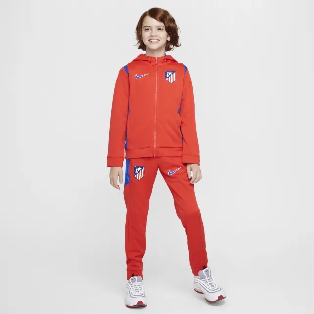 Atlético Madrid Home Older Kids' Nike Football Woven Tracksuit - Red