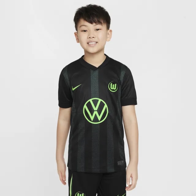 Nike Wolfsburg Kids SS Away Shirt 2024/25