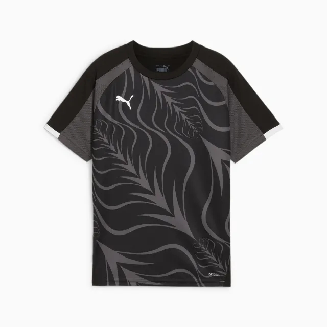 PUMA Individualfinal Graphic Jersey Youth, Black/Shadow Grey