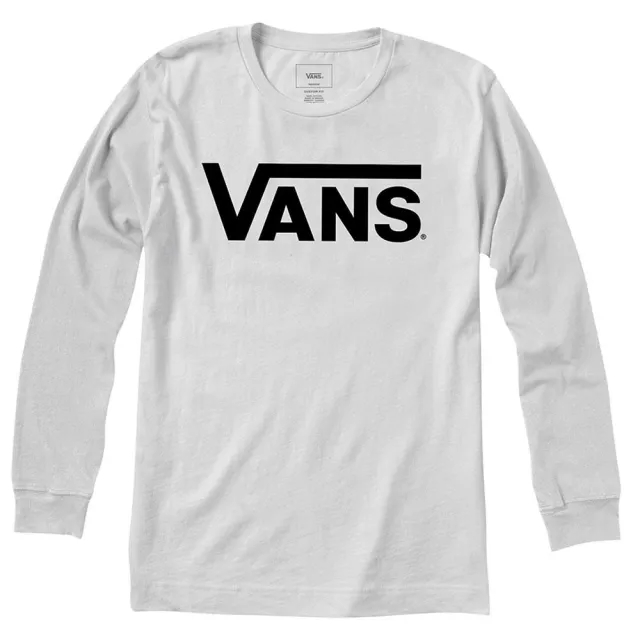 Vans - Boys Vans Classic Long Sleeve T-Shirt (8-14 Years), White
