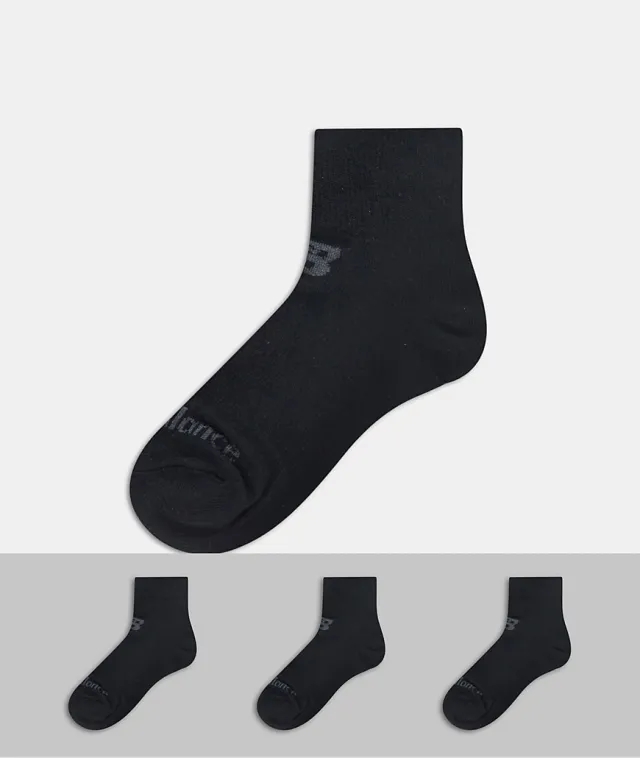 New Balance 3 Pack Ankle Socks