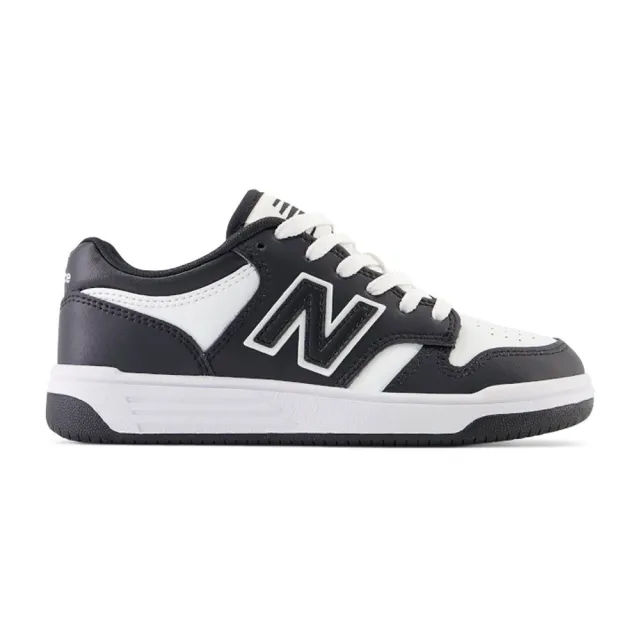 New Balance black & white 480 Junior trainers