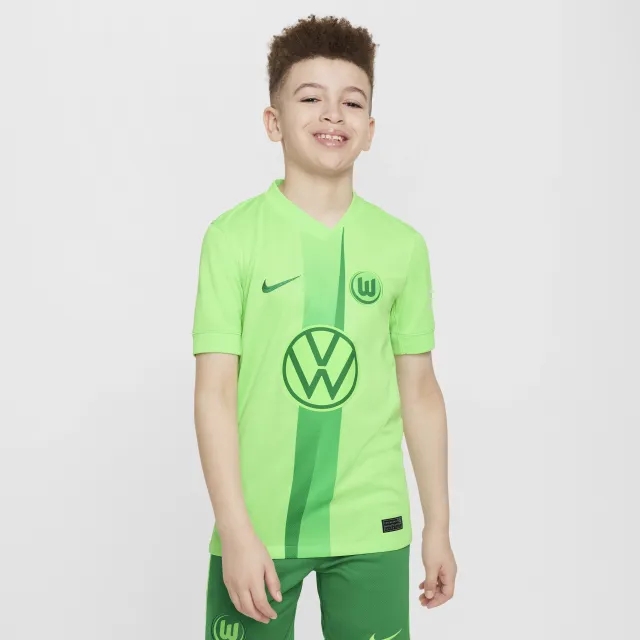 VfL Wolfsburg Nike Home Stadium Shirt - 2024-25 - Kids