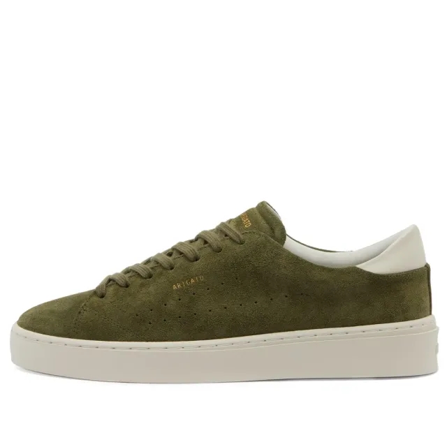 Axel Arigato Men's Suede Court Sneaker Green/Off White