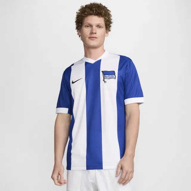 Hertha BSC 2024/25 Stadium Home Men's Nike Dri-FIT Football Replica Shirt - Blue - Polyester