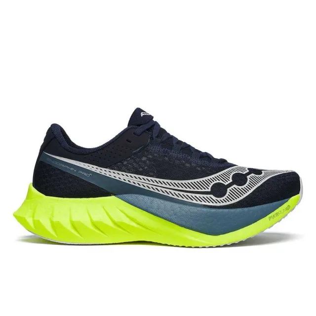 Saucony Endorphin Pro 4 Competition Running Shoe Men - Dark Blue, Lime