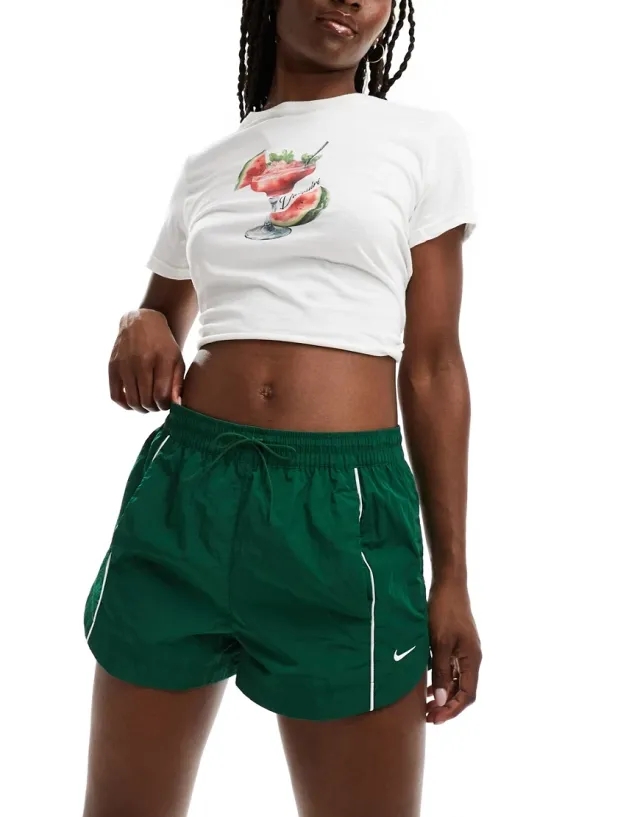 Nike Sportswear Womens Windrunner Mid Rise 2 Inch Shorts