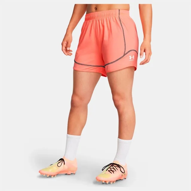 Women's  Under Armour  Challenger Pro Shorts Flare Orange / White L