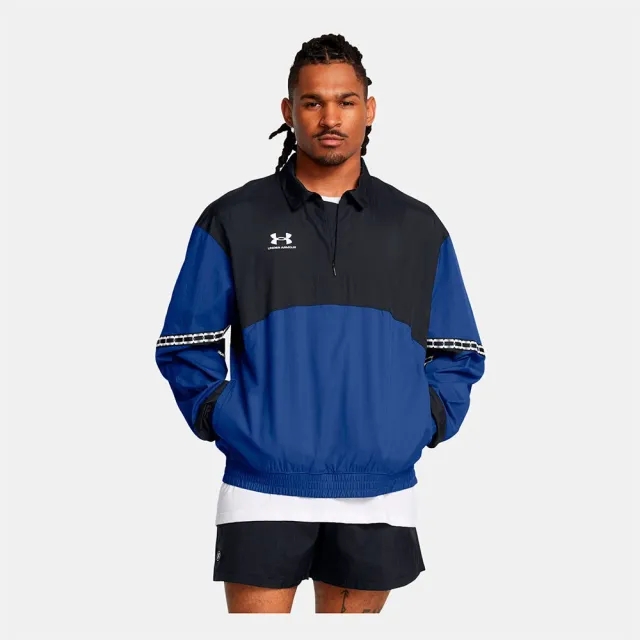 Men's  Under Armour  Terrace96 Drill Top Tech Blue / White XXL
