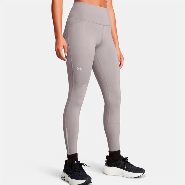 Women's  Under Armour  Launch Elite Cold Weather Tights Tetra Gray / Reflective XS
