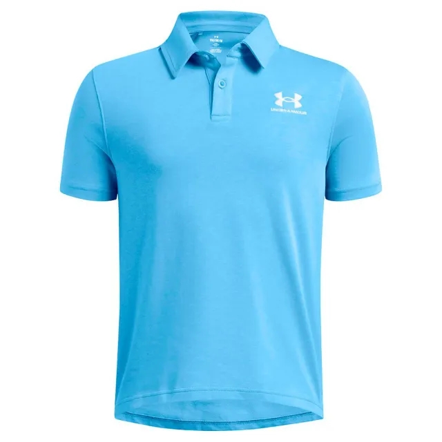 Boys'  Under Armour  Icon Polo Horizon Blue / White YMD (54 - 59 in)
