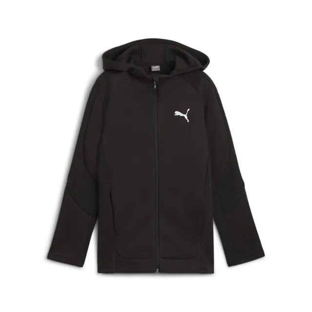 Puma Hoodie Evostripe Full Zip - ['Black']