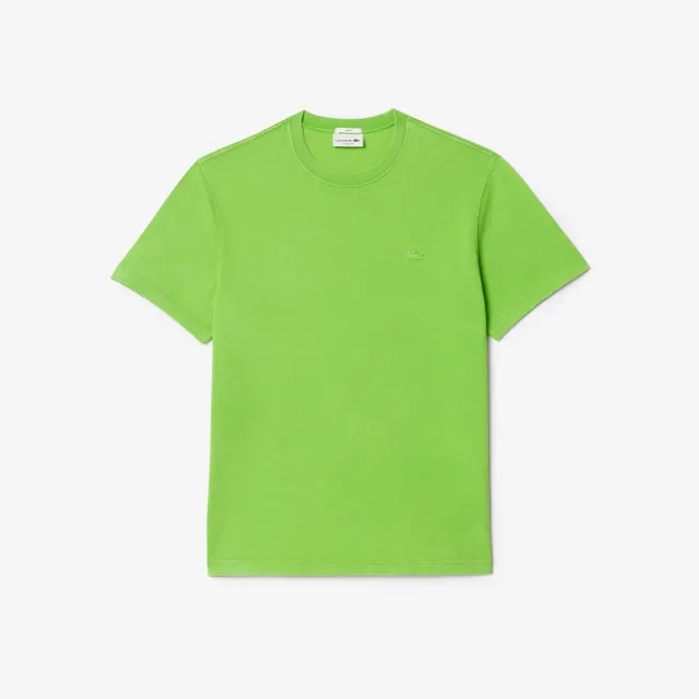 Lacoste Washed Effect Heavy Cotton T-shirt - Anise Green