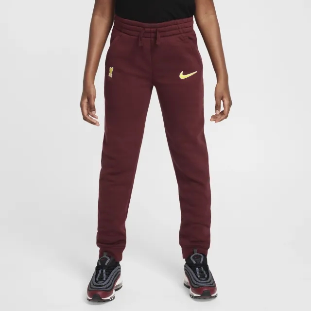 Nike Liverpool Sweatpants Nsw Club Fleece - Dark Team Red/Chrome Yellow Kids - ['Red']