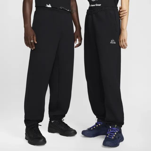 Nike ACG Lungs Therma-FIT Repel 'Tuff Fleece' Trousers - Black - Cotton/Polyester