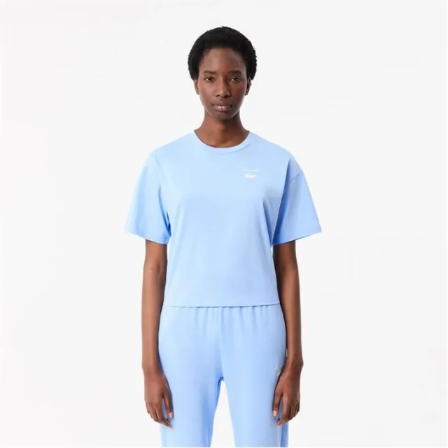 Lacoste Logo Jersey T-shirt - Pale Blue