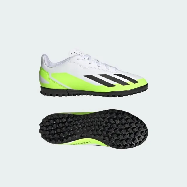 adidas X Crazyfast Club Junior Astro Turf Football Boots - White