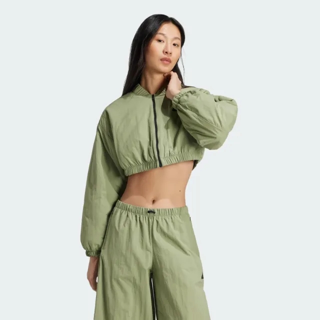 adidas Women City Escape Padded Bomber Jacket