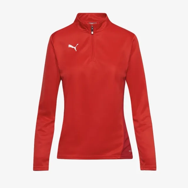 Puma Womens teamGOAL 24 1 4 Zip Training Top
