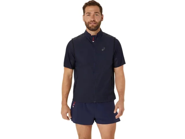 ASICS Metarun Packable Running Vests Men - Dark Blue