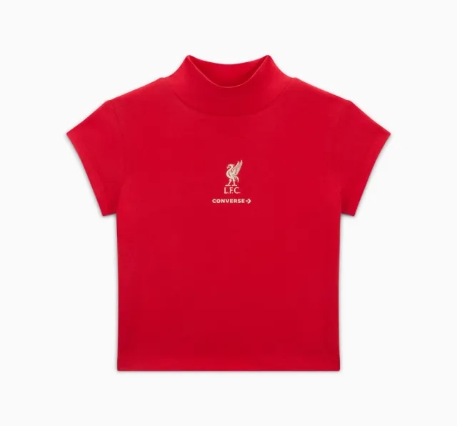 Converse Converse x Liverpool FC Short Sleeve Top - Orange