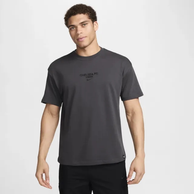 Chelsea Nike Wordmark T-Shirt - Anthracite