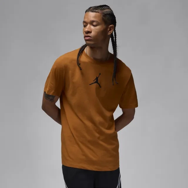Nike Jordan Jumpman Men's T-Shirt - Brown - Cotton/Polyester