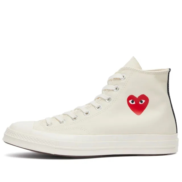 Comme des Garçons Play x Converse Chuck Taylor Red Heart 197 White