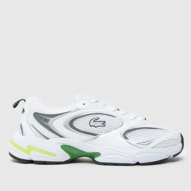 Lacoste Men's Storm 96 2K Sneakers - White & Dark Green