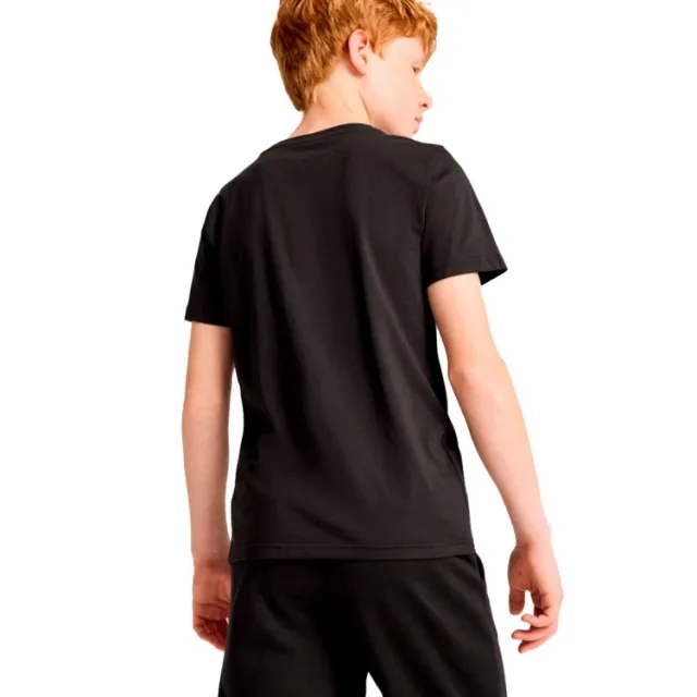 Puma Squad Big Graphic Tee B T-Shirt Unisex Kids - Black