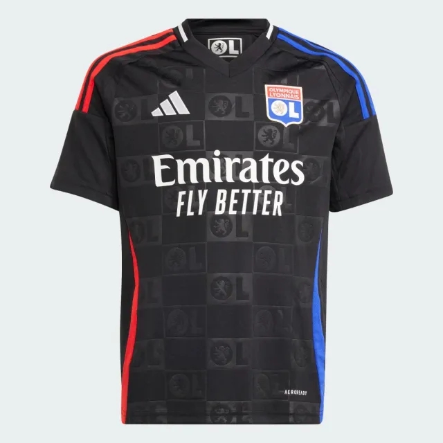 adidas Lyon Kids SS Away Shirt 2024/25