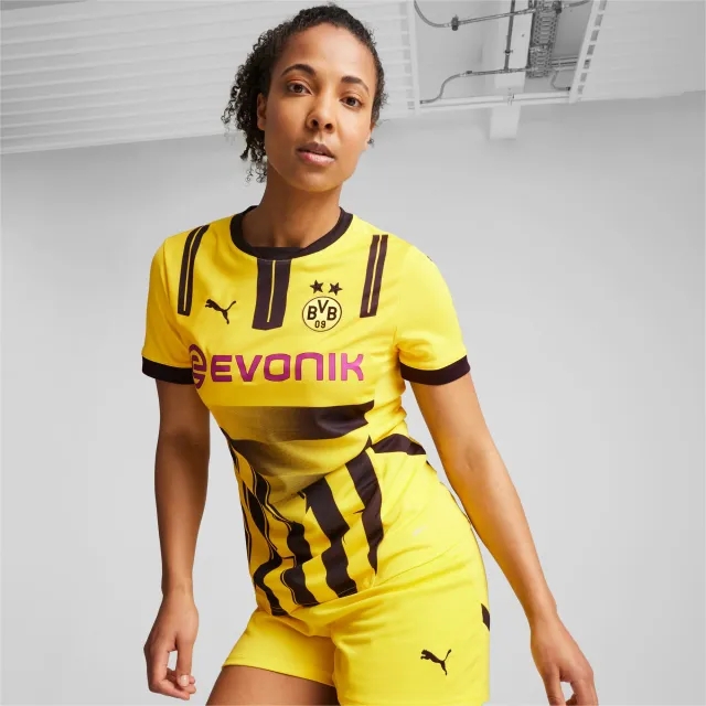 PUMA Borussia Dortmund 24/25 Cup Jersey Women, Faster Yellow/Black