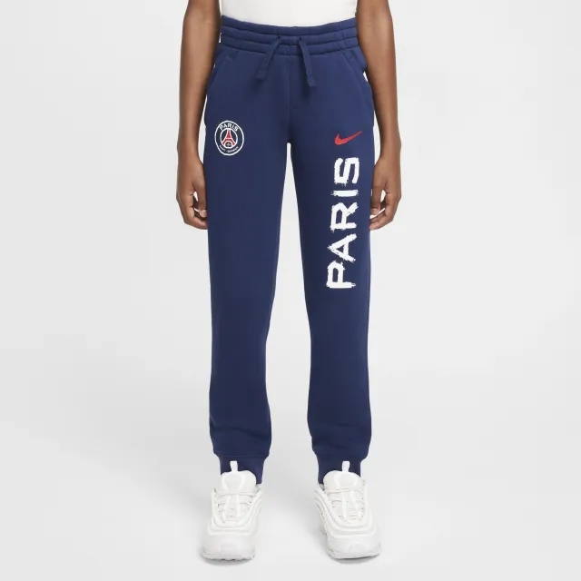 Paris Saint-Germain Club Fleece Older Kids' (Boys') Nike Football Jogger - Blue - Cotton/Polyester