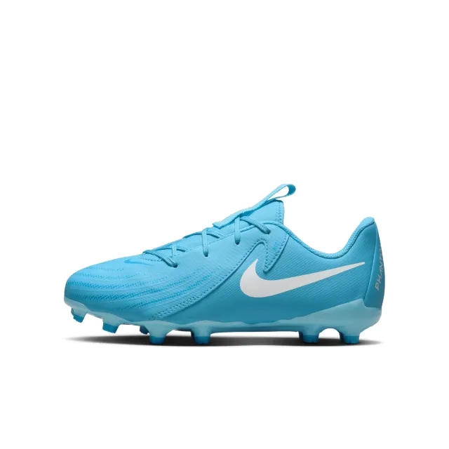 Nike Jr. Phantom GX 2 Academy Younger/Older Kids' MG Low-Top Football Boot - Blue - Recycled Content Minimum