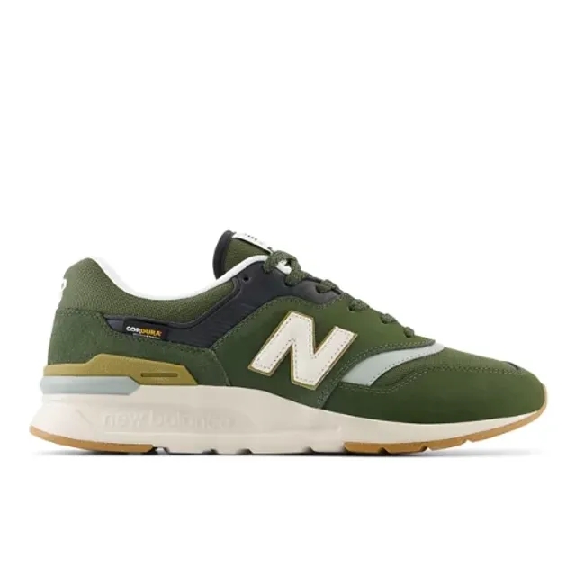 New Balance Men's 997H in Green/Beige Suede/Mesh