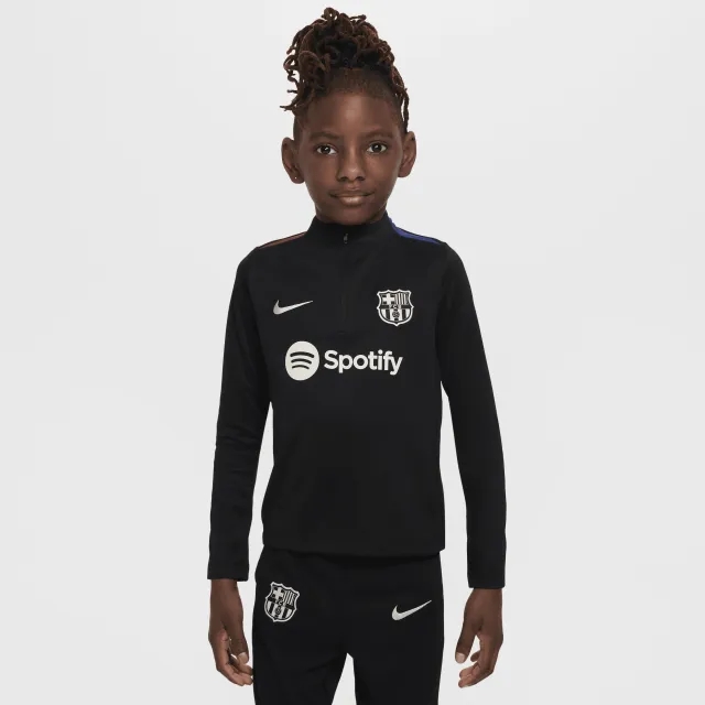 Nike FC Barcelona Academy Drill Top Children - Black - Kids