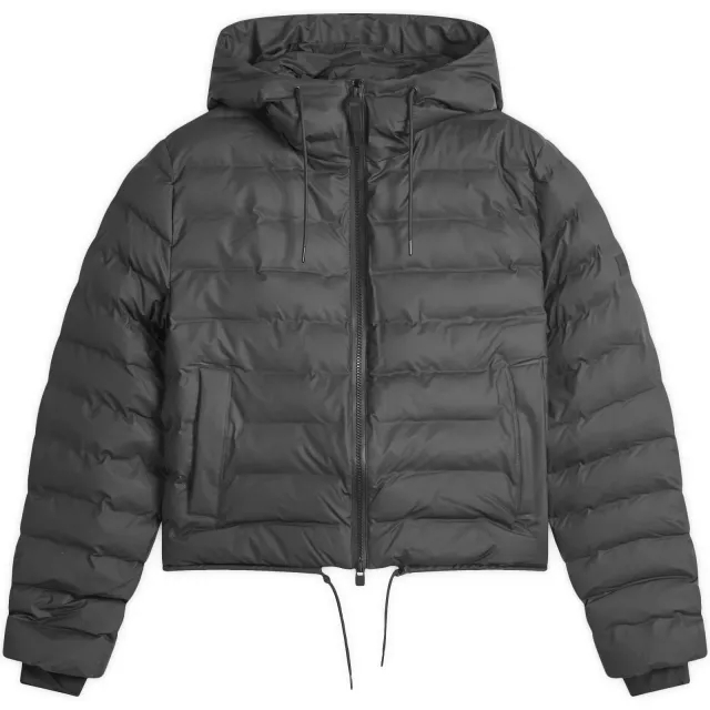 Rains Women's Lohja Short Puffer Jacket Black