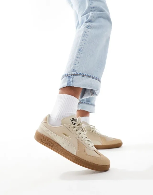 PUMA terrace classic trainers in tan