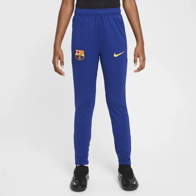 F.C. Barcelona Academy Pro Older Kids' Nike Dri-FIT Football Knit Pants - Blue - Polyester
