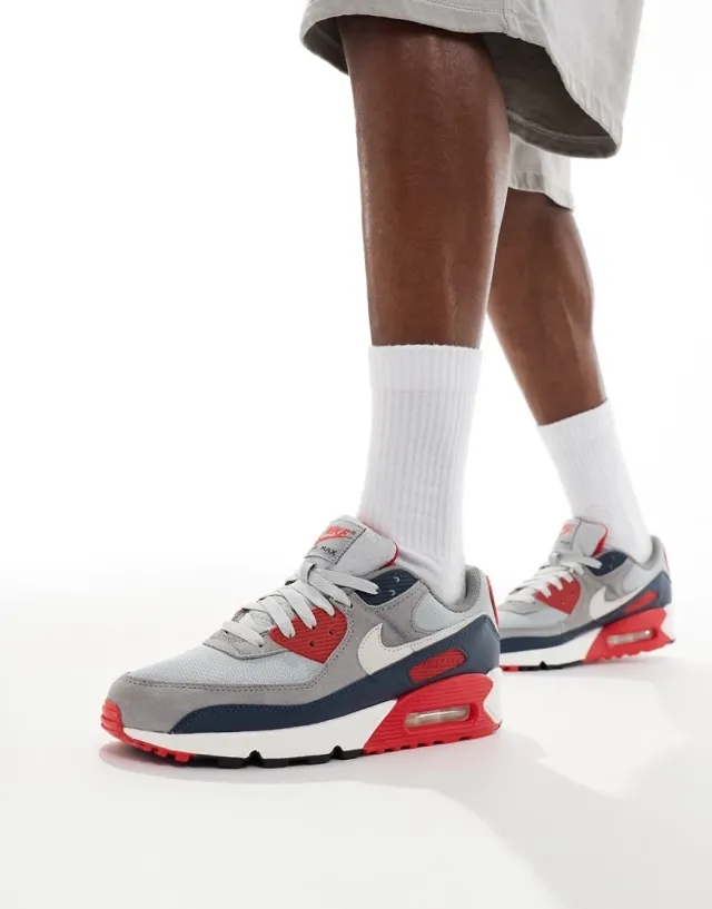 Nike Air Max 90 Men Shoes - Grey